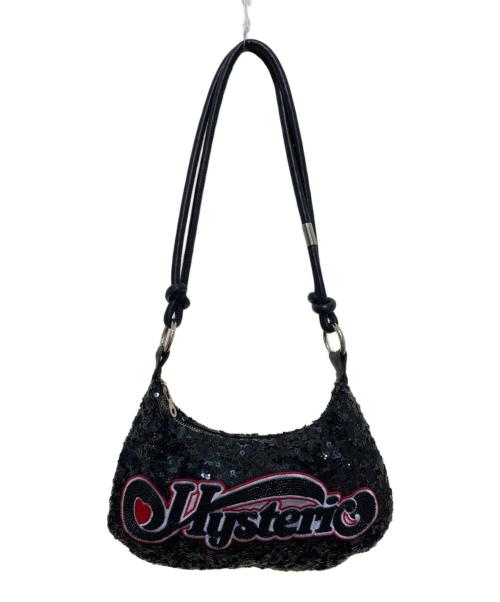 Hysteric Glamour（ヒステリックグラマー）Hysteric Glamour (ヒステリックグラマー) スパンコールショルダーバッグ ブラックの古着・服飾アイテム