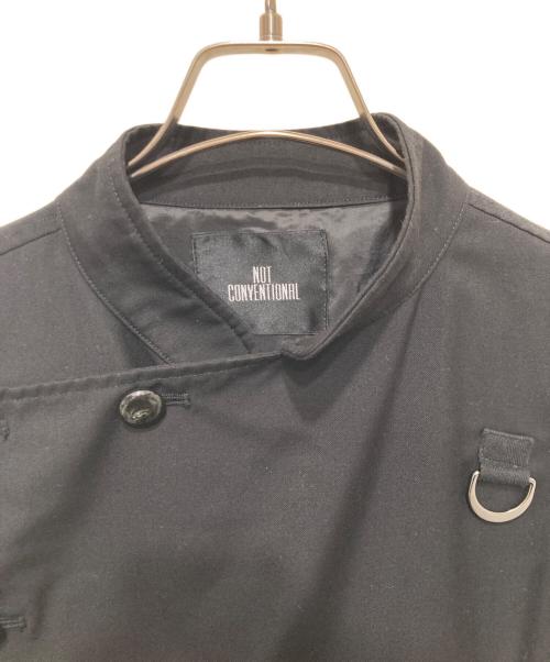 NOT CONVENTIONAL（ノットコンベンショナル）NOT CONVENTIONAL (ノットコンベンショナル) デザインジャケット ブラック サイズ:FREEの古着・服飾アイテム