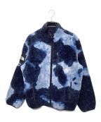SUPREME×THE NORTH FACEシュプリーム×ザ ノース フェイス）の古着「Bleached Denim Print Fleece Jacket Supreme／シュプリーム × ザ・ノース・フェイス ブリーチド デニム プリント フリース ジャケット」｜ネイビー
