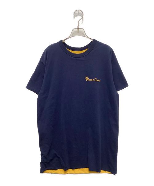 Champion（チャンピオン）Champion (チャンピオン) 80's リバーシブルTシャツ ネイビー×イエロー サイズ:XLの古着・服飾アイテム