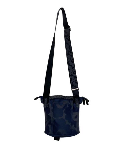 marimekko（マリメッコ）marimekko (マリメッコ) Carry All Unikko ショルダーバッグ ネイビーの古着・服飾アイテム