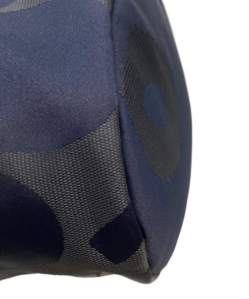 marimekko（マリメッコ）marimekko (マリメッコ) Carry All Unikko ショルダーバッグ ネイビーの古着・服飾アイテム