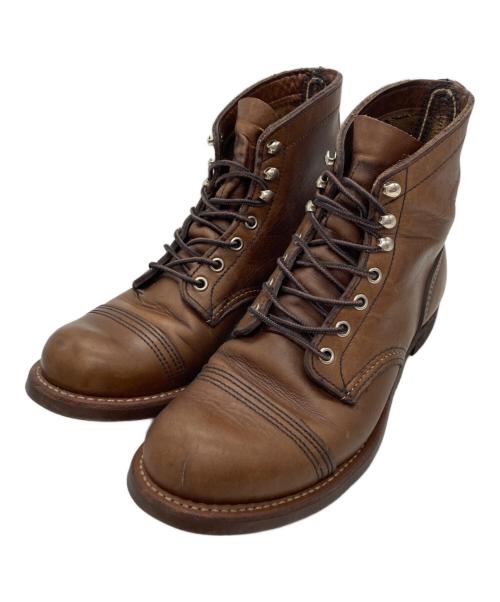 RED WING（レッドウィング）RED WING (レッドウィング) アイアンレンジャー ブラウン サイズ:US8Dの古着・服飾アイテム