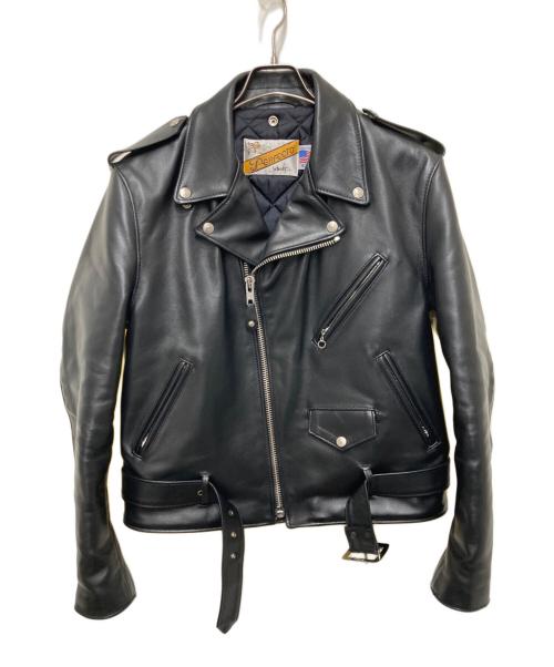 Schott（ショット）Schott (ショット) 618 RIDERS/レザーライダースジャケット ブラック サイズ:US42の古着・服飾アイテム