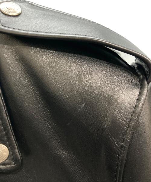 Schott（ショット）Schott (ショット) 618 RIDERS/レザーライダースジャケット ブラック サイズ:US42の古着・服飾アイテム