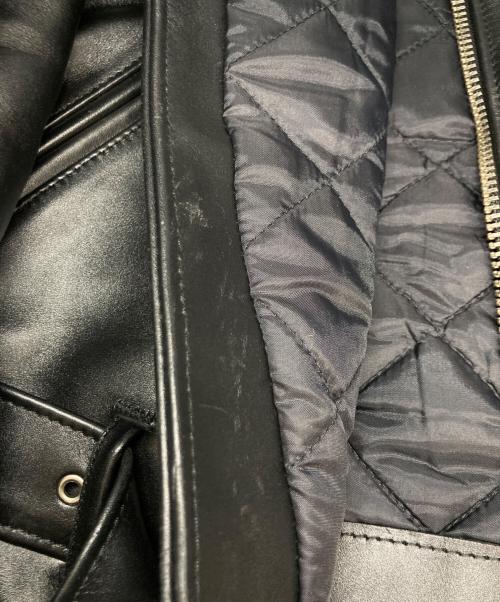 Schott（ショット）Schott (ショット) 618 RIDERS/レザーライダースジャケット ブラック サイズ:US42の古着・服飾アイテム