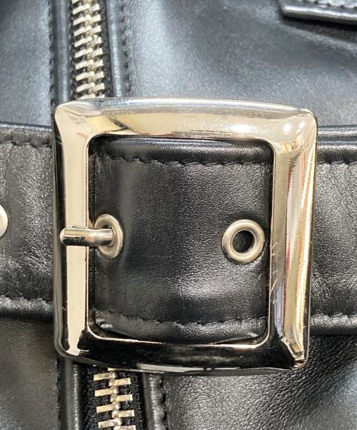 Schott（ショット）Schott (ショット) 618 RIDERS/レザーライダースジャケット ブラック サイズ:US42の古着・服飾アイテム