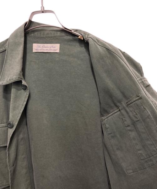 REMI RELIEF（レミレリーフ）REMI RELIEF (レミレリーフ) BEAMS PLUS (ビームスプラス) 別注ミリタリーシャツ カーキ サイズ:Lの古着・服飾アイテム