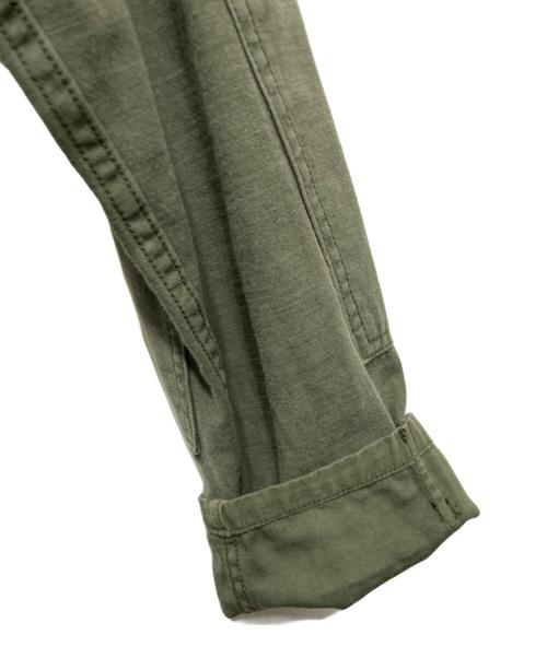 REMI RELIEF（レミレリーフ）REMI RELIEF (レミレリーフ) BEAMS PLUS (ビームスプラス) 別注ミリタリーシャツ カーキ サイズ:Lの古着・服飾アイテム