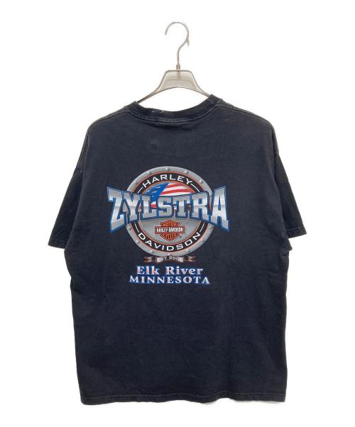 HARLEY-DAVIDSON（ハーレーダビッドソン）HARLEY-DAVIDSON (ハーレーダビッドソン) プリントTシャツ ブラック サイズ:XLの古着・服飾アイテム