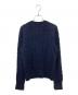 POLO RALPH LAUREN (ポロ・ラルフローレン) ケーブルニットコットンクルーネックカーディガン ネイビー サイズ:Ⅼ：15000円