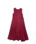 L'AUBE BLANC（ローブ ブラン）の古着「Paisley jacquard piping Dress」｜レッド
