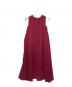 L'AUBE BLANC (ローブ ブラン) Paisley jacquard piping Dress レッド サイズ:S：10000円