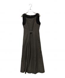 L'Or（ロル）の古着「Contrast Flare Dress」｜グレー