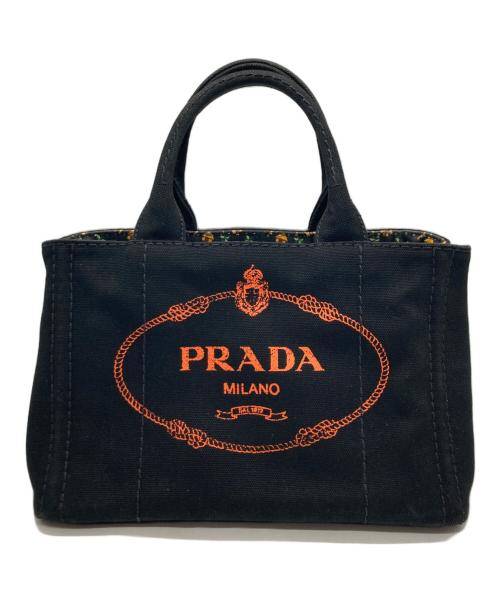 PRADA（プラダ）PRADA (プラダ) 2wayカナパトートバッグ ブラックの古着・服飾アイテム