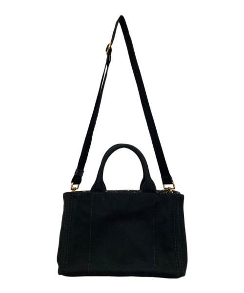 PRADA（プラダ）PRADA (プラダ) 2wayカナパトートバッグ ブラックの古着・服飾アイテム