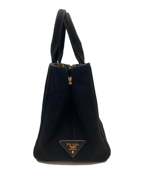 PRADA（プラダ）PRADA (プラダ) 2wayカナパトートバッグ ブラックの古着・服飾アイテム