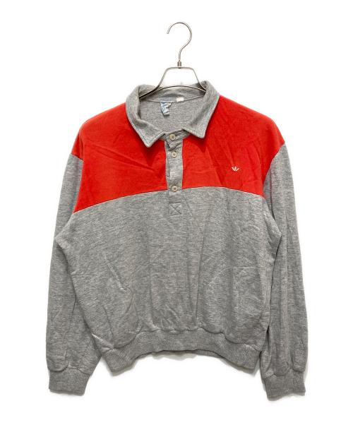 adidas（アディダス）adidas (アディダス) 70’sポロスウェット グレー サイズ:不明の古着・服飾アイテム