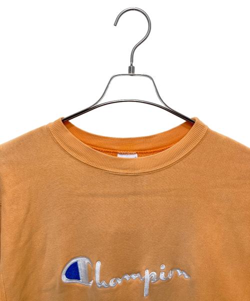 Champion REVERSE WEAVE（チャンピオン リバース ウィーブ）Champion REVERSE WEAVE (チャンピオン リバース ウィーブ) 90’sリバースウィーブスウェット オレンジ サイズ:XLの古着・服飾アイテム