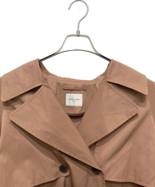 Demi-Luxe Beams（デミルクス ビームス）Demi-Luxe Beams (デミルクス ビームス) ライト トレンチコート ブラウン サイズ:38の古着・服飾アイテム