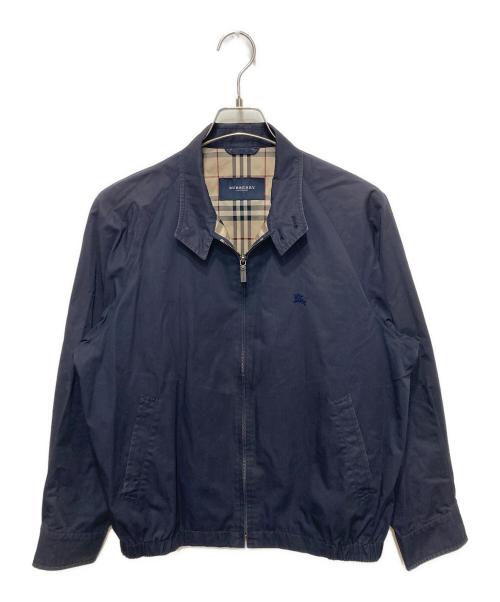 BURBERRY（バーバリー）BURBERRY (バーバリー) スイングトップ ネイビー サイズ:Mの古着・服飾アイテム