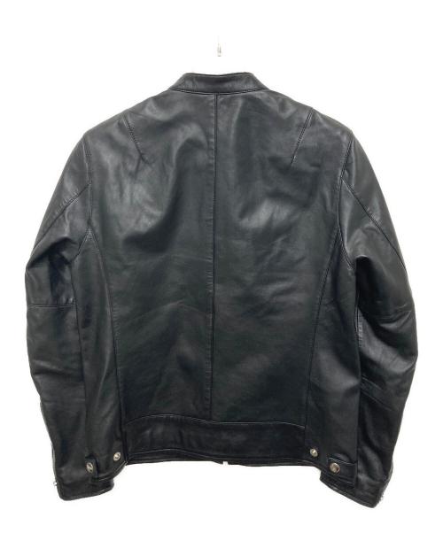 JOURNAL STANDARD（ジャーナルスタンダード）JOURNAL STANDARD (ジャーナルスタンダード) ラムレザーレザーライダースジャケット ブラック サイズ:Sの古着・服飾アイテム