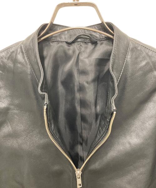 JOURNAL STANDARD（ジャーナルスタンダード）JOURNAL STANDARD (ジャーナルスタンダード) ラムレザーレザーライダースジャケット ブラック サイズ:Sの古着・服飾アイテム