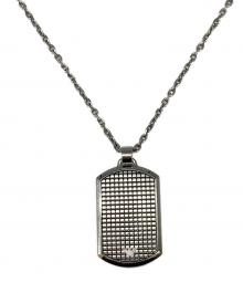 EMPORIO ARMANI（エンポリオ アルマーニ）の古着「ドックタグネックレス」