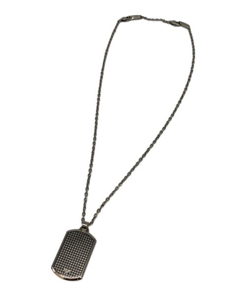 EMPORIO ARMANI（エンポリオ アルマーニ）EMPORIO ARMANI (エンポリオ アルマーニ) ドックタグネックレスの古着・服飾アイテム