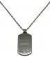 EMPORIO ARMANI (エンポリオ アルマーニ) ドックタグネックレス：6000円