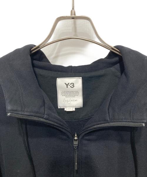 Y-3（ワイスリー）Y-3 (ワイスリー) M クラシック バックロゴ フルジップ フーディー ブラック サイズ:Mの古着・服飾アイテム