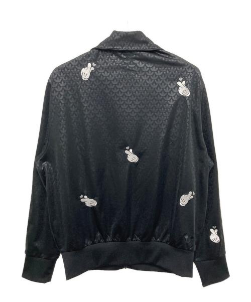 adidas（アディダス）adidas (アディダス) Disney (ディズニー) モノグラム刺しゅう ファイヤーバード トラックトップ ブラック サイズ:XLの古着・服飾アイテム