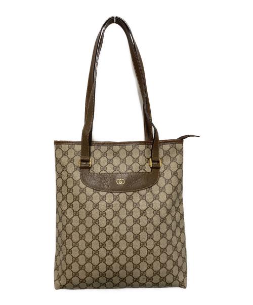 GUCCI（グッチ）GUCCI (グッチ) GGスプリームトートバッグ ベージュの古着・服飾アイテム