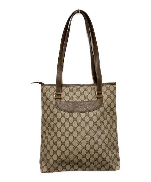 GUCCI（グッチ）GUCCI (グッチ) GGスプリームトートバッグ ベージュの古着・服飾アイテム