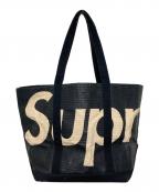 SUPREMEシュプリーム）の古着「Raffia Tote Bag」｜ブラック