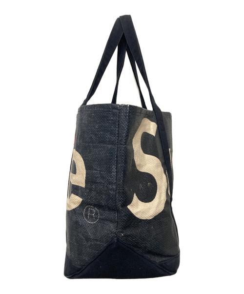 SUPREME（シュプリーム）Supreme (シュプリーム) Raffia Tote Bag ブラックの古着・服飾アイテム