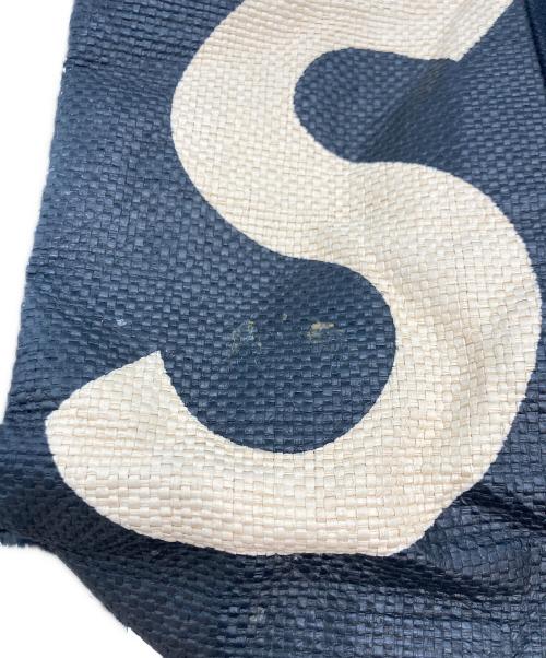 SUPREME（シュプリーム）Supreme (シュプリーム) Raffia Tote Bag ブラックの古着・服飾アイテム
