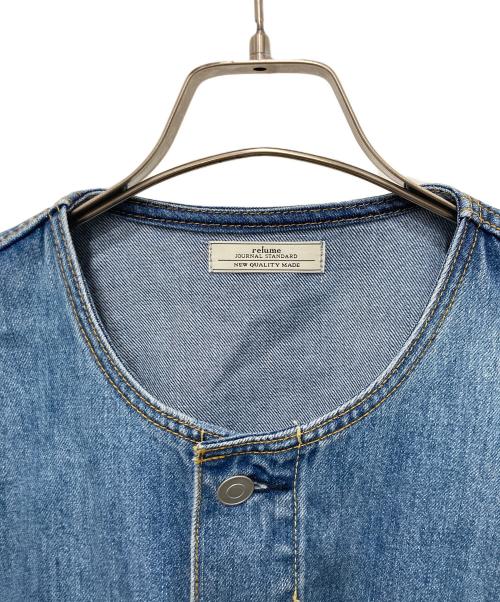 JOURNAL STANDARD relume（ジャーナルスタンダード レリューム）JOURNAL STANDARD relume (ジャーナルスタンダード レリューム) デニムジャケット インディゴ サイズ:FREE 未使用品の古着・服飾アイテム