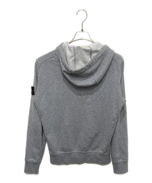 STONE ISLAND（ストーンアイランド）STONE ISLAND (ストーンアイランド) ワッペン付きジップアップパーカー グレー サイズ:Sの古着・服飾アイテム