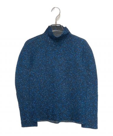 ISSEY MIYAKE イッセイミヤケ カットソー サイズL ハイネック 長袖 プリーツ ブランド古着【中古】20250402/RA4051 中古・古着通販】me ISSEY MIYAKE (ミーイッセイ ミヤケ) ハイネック