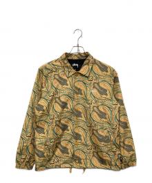 stussy（ステューシー）の古着「Paisley Coach JACKET」｜イエロー