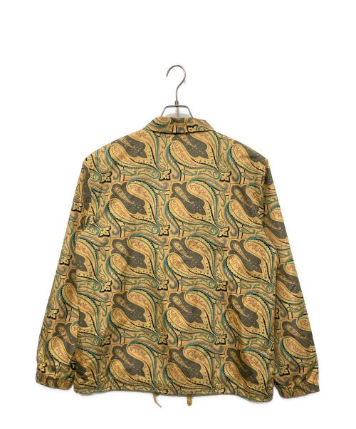 stussy（ステューシー）stussy (ステューシー) Paisley Coach JACKET イエロー サイズ:Mの古着・服飾アイテム
