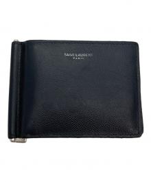 Saint Laurent Paris（サンローランパリ）の古着「2つ折り財布」｜ブラック