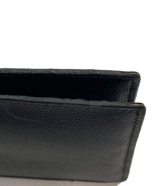 Saint Laurent Paris（サンローランパリ）Saint Laurent Paris (サンローランパリ) 2つ折り財布 ブラックの古着・服飾アイテム