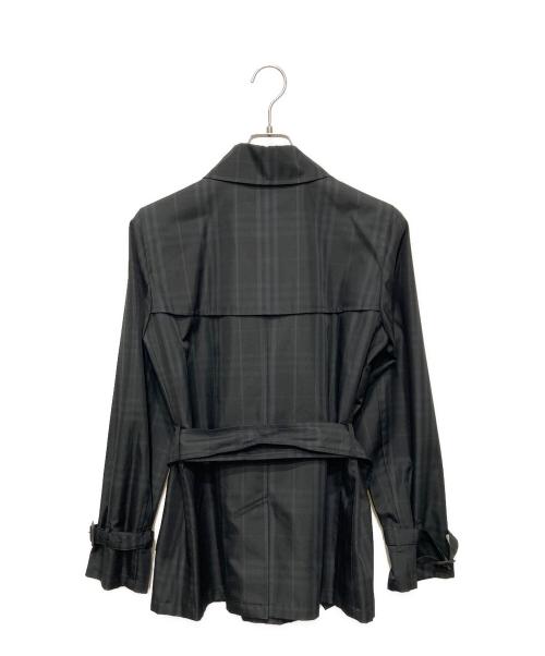 BURBERRY LONDON（バーバリーロンドン）BURBERRY LONDON (バーバリーロンドン) ショートトレンチコート ブラック サイズ:40の古着・服飾アイテム