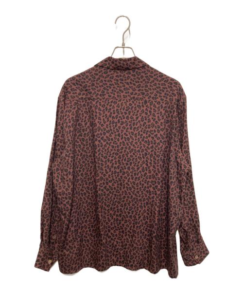 WACKO MARIA（ワコマリア）WACKO MARIA (ワコマリア) LEOPARD OPEN COLLAR SHIRT L/S  (HAWAIIAN SHIRT L/S TYPE-2 ) ブラウン サイズ:XLの古着・服飾アイテム