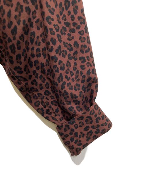 WACKO MARIA（ワコマリア）WACKO MARIA (ワコマリア) LEOPARD OPEN COLLAR SHIRT L/S  (HAWAIIAN SHIRT L/S TYPE-2 ) ブラウン サイズ:XLの古着・服飾アイテム