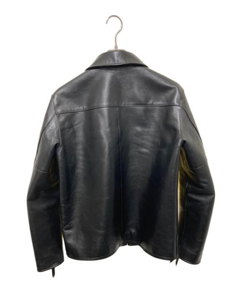 Y'2LEATHER（ワイツーレザー）Y'2LEATHER (ワイツーレザー) ホースハイドレザージャケット ブラック サイズ:40の古着・服飾アイテム