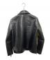 Y'2LEATHER (ワイツーレザー) ホースハイドレザージャケット ブラック サイズ:40：70000円
