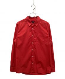 A.P.C.（アーペーセー）の古着「タイプライターシャツ」｜レッド